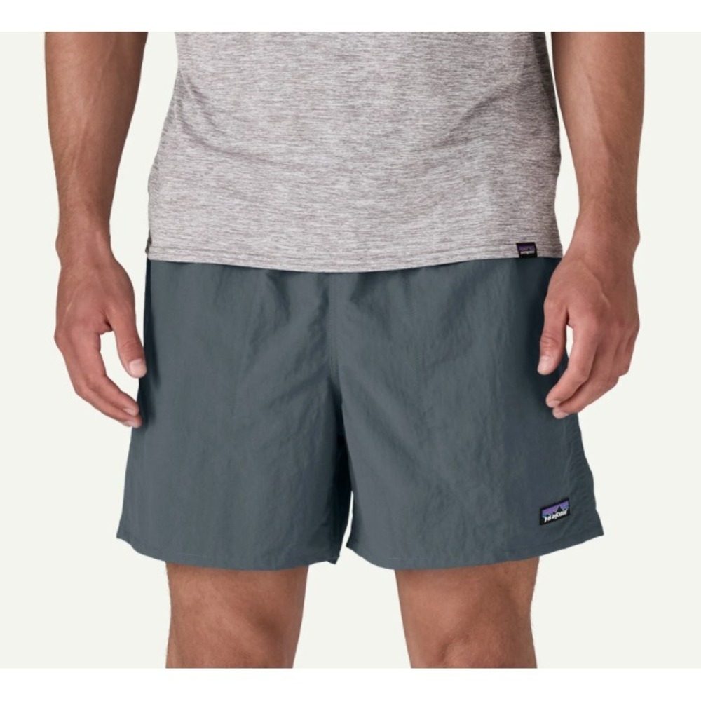Patagonia Swim Trunks Lined Baggies Snap T Men's size XL Gray Shorts d